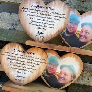 Poďakovanie rodičom s fotkou Najlepším rodičom