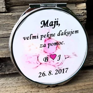 Zrkadielko pre družičku – Ďakujem za pomoc
